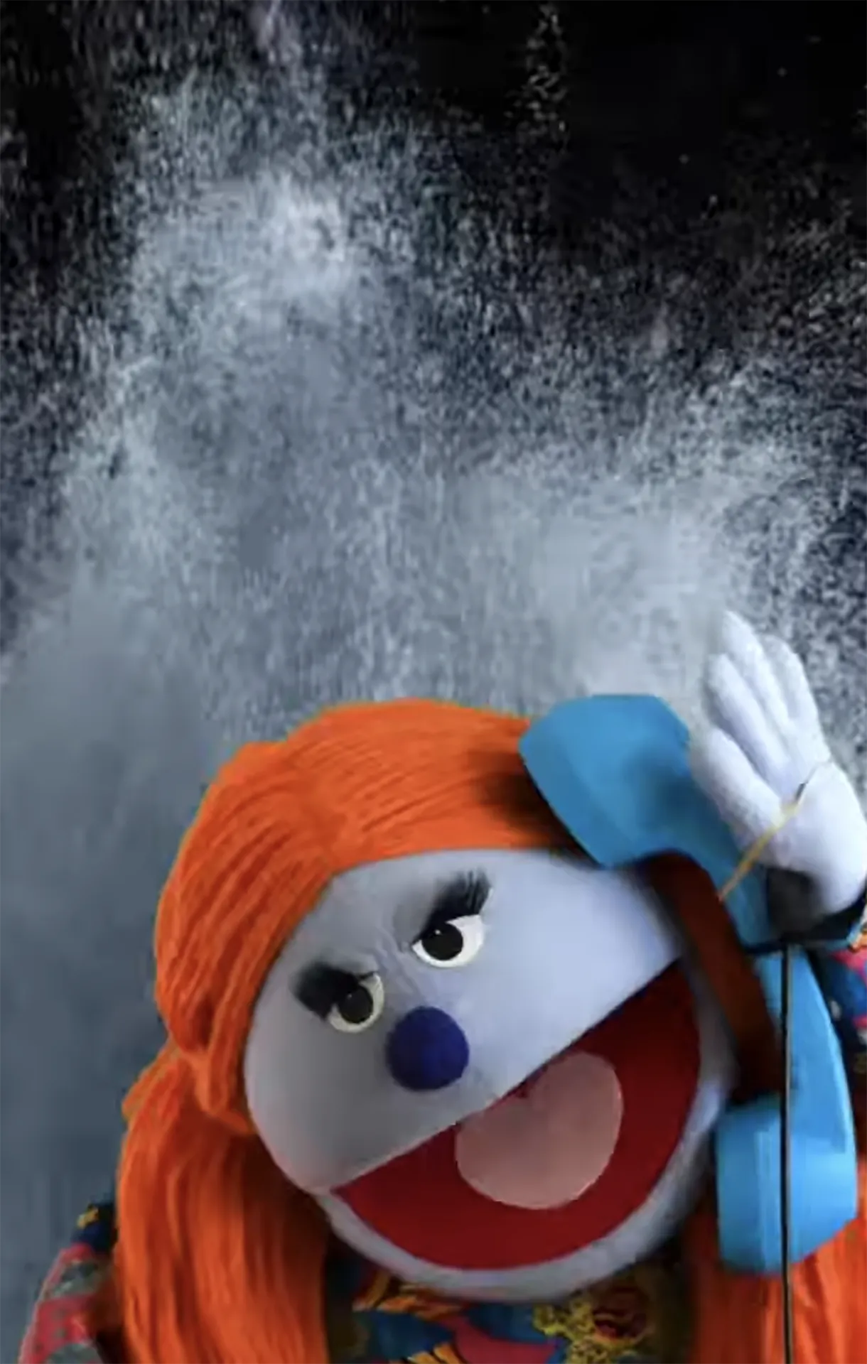 YouTube Shorts Thumbnail - Purple Puppet