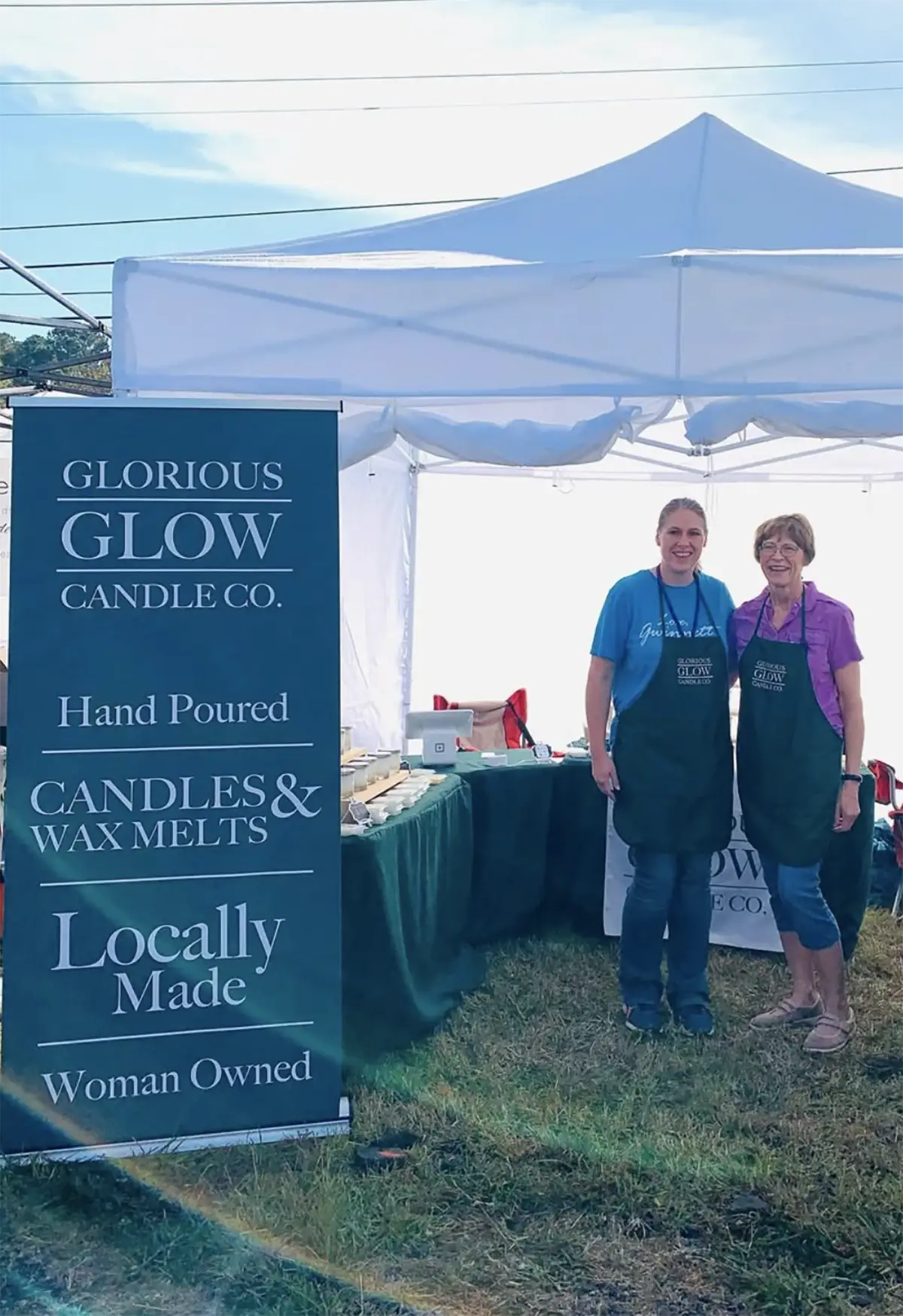 Glorious Glow Signage and Aprons