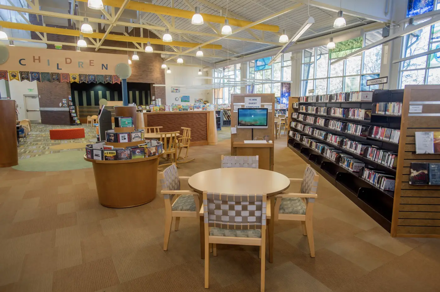 Gwinnett County Public Library interior space